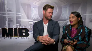 How good are Chris Hemsworth & Tessa Thompson at accents? | Hits Radio