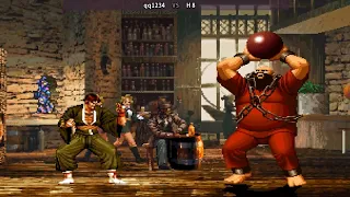 拳皇95 The King Of Fighters 95 | Fightcade 킹 오브 파이터즈95 qq1234 (kr) vs H 8 (kr) KOF95
