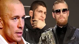 GSP Makes Prediction for Khabib vs McGregor