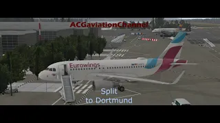 X-Plane 11.51  - with Toliss A319-100 (V1.5.1) from LDSP to EDLW