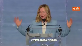 Giorgia Meloni annuncia la sua candidatura alle Europee - INTEGRALE PARTE 3
