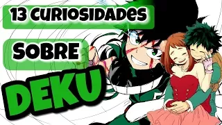 13 COSAS QUE NO SABIAS sobre IZUKU MIDORIYA