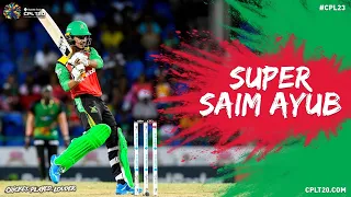 Saim Ayub Sends it LARGE for the Warriors! | CPL 2023