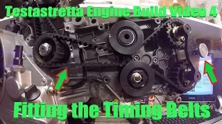 Testastretta Engine Build Video 4 - Fitting the timing belts