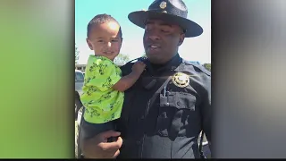 Police officer responds to fire, saves his sleeping family inside