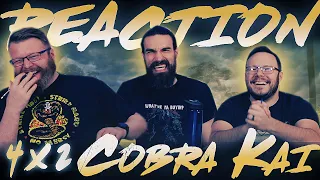 Cobra Kai 4x2 REACTION!! "First Learn Stand"