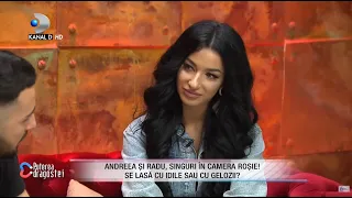 Aya i-a gasit ac de cojoc lui Romeo!Andreea si Radu, singuri in camera rosie! S-a lasat cu flirturi?