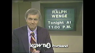 KGW Portland News Bumpers and Local Commercials: December 1979