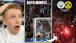 DORTMUND FANS HEATED as HAALAND SCORES WINNER for CITY