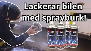 LACKERAR BILEN MED SPRAYBURK VOLVO 740 | PART 6