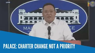 Palace: Charter change not a priority