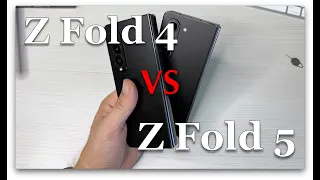 Сравнение Galaxy Z Fold 4 и Z Fold 5. Есть нюансы.