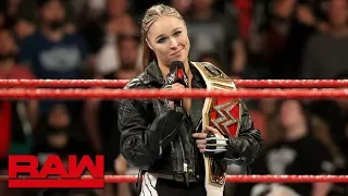 Bayley answers Ronda Rousey's Raw Women's Championship Open Challenge: Raw, Jan. 28, 2019