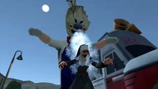 Ice Scream 5 vs Evil Nun 2  funny animation part 185