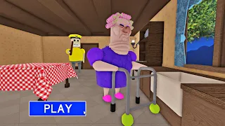 What if I Playing as Police Grandpa in GRUMPY GRAN? OBBY Full GAMEPLAY #roblox