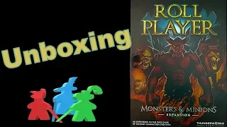Roll Player Monsters & Minions Unboxing - with Metal Coins add-on