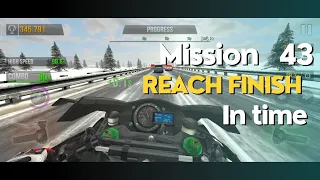 Traffic Rider | career | gameplay #043 | mission 43 reach finish in time | Kawasaki | First Gamer