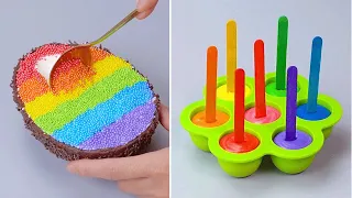 1000+ Fancy RAINBOW Cake Decorating Tutorial | Homemade Chocolate Cake Hacks  Satisfying Cake Video