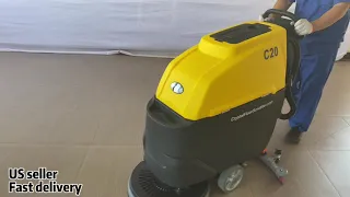 C20 Features, 2024 Model, Battery Powered Floor Scrubber, 20" cleaning path