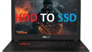 How to replace hard drive with SSD / Asus GL502