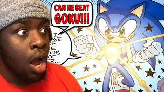 A CAN HE BEAT GOKU GUY REACTS TO ARCHIE SONIC!!!!!!