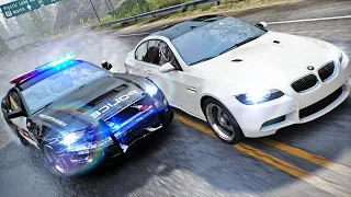 The BIGGEST Police Pursuit Crash EVER! EMP & Roadblock Destruction! - NFS Hot Pursuit Remaster