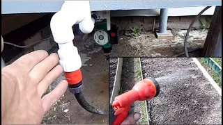 Полив через циркуляционный насос. Watering from a pump for heating with your own hands