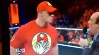 WWE Monday Night Raw 15/9/2014 John cena vs Brock lesnar