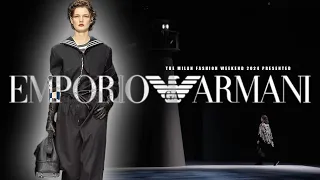 Come to Milan Fashion Week 2024: The Best of EMPORIO ARMANI Fall Winter 2024-25 #milanfashionweek