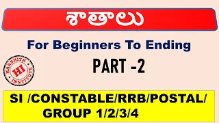 PERCENTAGE IN  TELUGU MEDIUM PART-2 |Best Online Classes for Arithmetic in Telugu