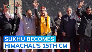 Sukhwinder Singh Sukhu Takes Oath As Himachal CM; Mukesh Agnihotri As Deputy