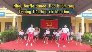 Nhảy Suffle dance: Hoa bướm say. Trường Tiểu học xã Tân Tiến