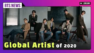 BTS named IFPI Global Recording Artist of 2020 as the first Korean and Asian artist