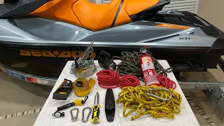 Acessórios para jet ski - equipamentos de segurança