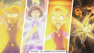 ALL SUNDROP INCANTATIONS - Tangled + Tangled: The Series/Rapunzel's Tangled Adventure