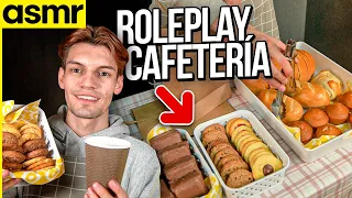 asmr cafeteria roleplay | mol asmr español