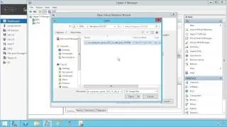 Creating a new virtual machine in Server 2012 R2 Hyper-V