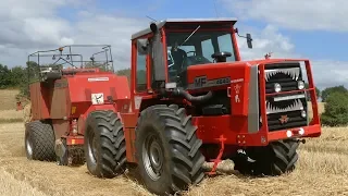 Best Of Massey Ferguson 4840 Working in The Field | Ploughing, Baling & Cultivating | DK Agriculture