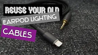 DIY tutorial Apple lighting to 3.5mm car audio aux cable??! [NAKED tutorial]