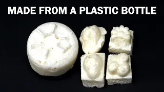Turning a plastic soda bottle into foam