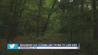 Creepy clowns in South Carolina are luring kids into the woods, police reports say