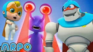 ARPO the Robot | Superhero Arpo Has a CRAZY Dream!!! | Funny Cartoons for Kids | Arpo and Daniel