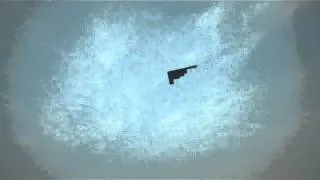 B2 bomber fly over Sound of Speed airshow