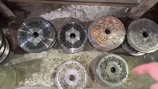 Экспериментальные матрицы для гранулятора комбикорма и топливных пеллет толщин зенковки длина канала