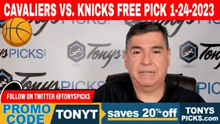 Cleveland Cavaliers vs. New York Knicks 1/24/2023 FREE NBA Picks and Previews on NBA Betting Tips