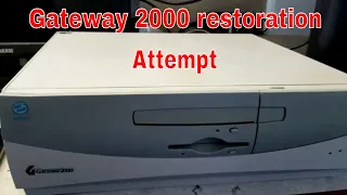 Gateway 2000 Model P5-166 PC restoration and fail