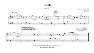 Scarlatti : Sonata K 34, LS 7 - Larghetto