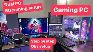 Dual PC streaming Setup - OBS setup - Step by Step - PART 1