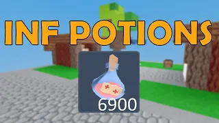 How To Get *INF* Potions Using This Bug! | Roblox Bedwars