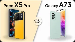 Poco X5 Pro vs Galaxy A73 5G Comparison | @MobileNerdTech